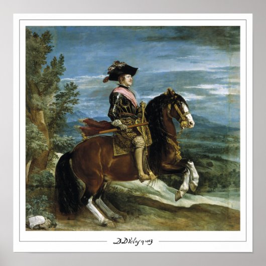 Diego Velázquez Zedign Art Poster #91 (Voorkant)