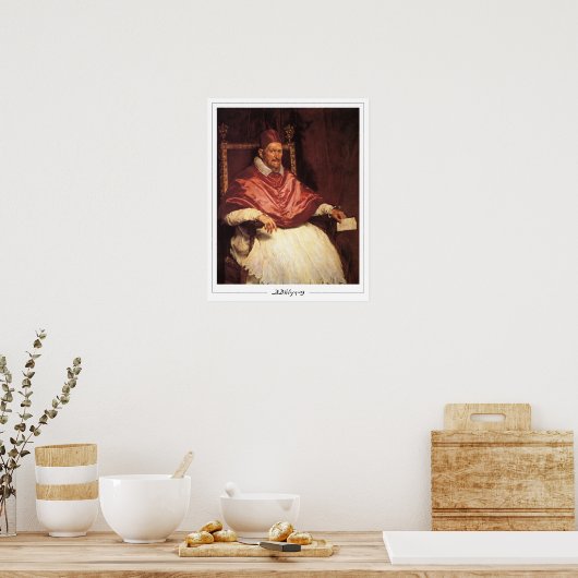 Diego Velázquez Zedign Art Poster #95 (Keuken)