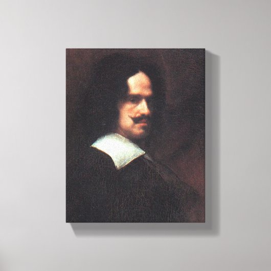 Diego Velazquez Zelfportret Canvas Afdruk (Voorkant)