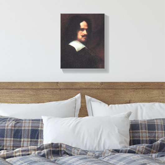 Diego Velazquez Zelfportret Canvas Afdruk (Insitu (Slaapkamer))