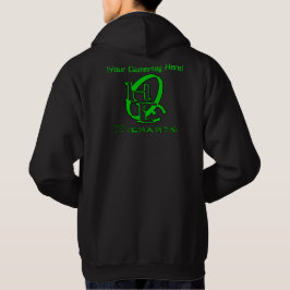 Diehards Gamer Graphic Green Uw Gamertag Hoodie
