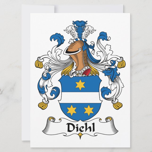 Diehl Family Crest (Voorkant)