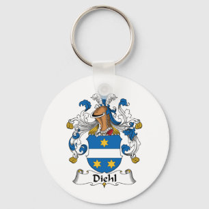 Diehl Family Crest Sleutelhanger