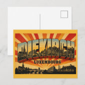 Diekirch Luxemburg Kerk Briefkaart (Voorkant / Achterkant)