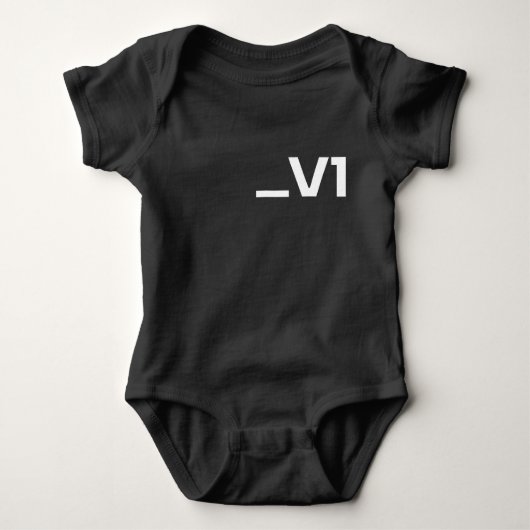 Dieline _V1 Baby Onsie Romper (Voorkant)