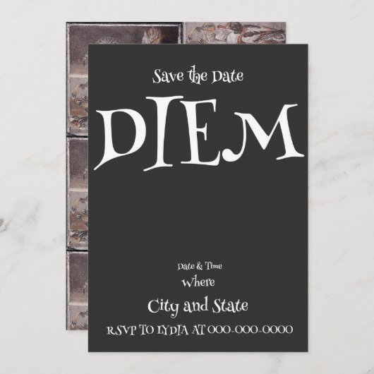 DIEM KAART (Voorkant / Achterkant)