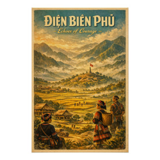 Dien Bien Phu Vietnam Reizen 2027 Perfect Poster