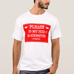 Dien de Blacksmiths niet T-shirt