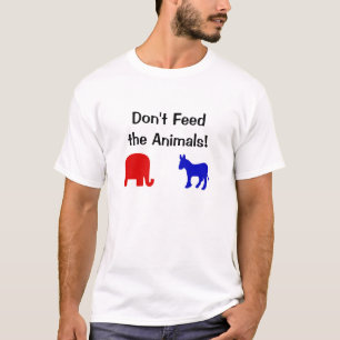 Dien de dieren niet aan! v2 t-shirt
