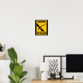 Dien de Dragons niet aan Poster (Thuiskantoor)