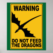 Dien de Dragons niet aan Poster (Voorkant)