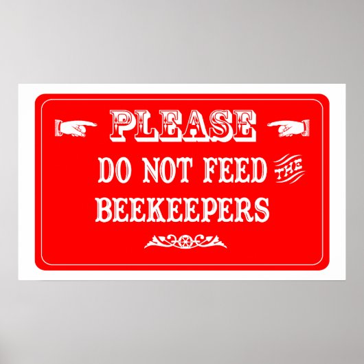 Dien de imkers niet aan poster (Voorkant)