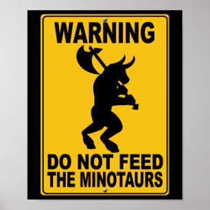 Dien de Minotauriërs niet Poster