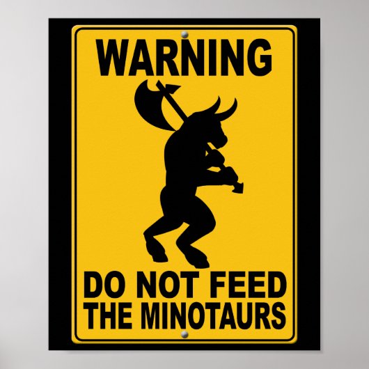 Dien de Minotauriërs niet Poster (Voorkant)