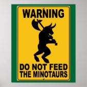 Dien de Minotauriërs niet Poster (Voorkant)