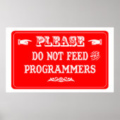 Dien de programmeurs niet aan poster (Voorkant)