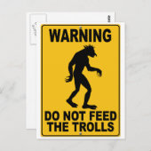 Dien de rollen niet aan briefkaart (Voorkant / Achterkant)