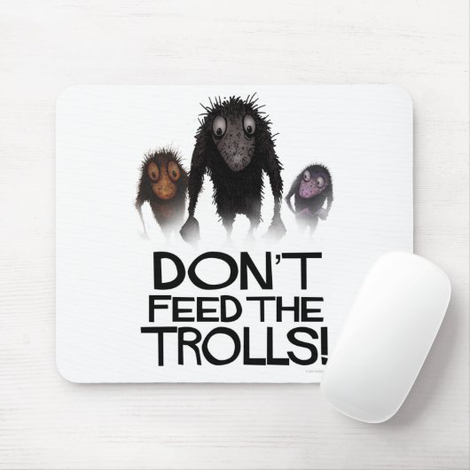 Dien de rollen niet aan. Funny Computer Muismat (Met muis)