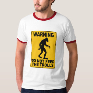 Dien de rollen niet aan t-shirt
