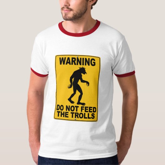 Dien de rollen niet aan t-shirt (Voorkant)