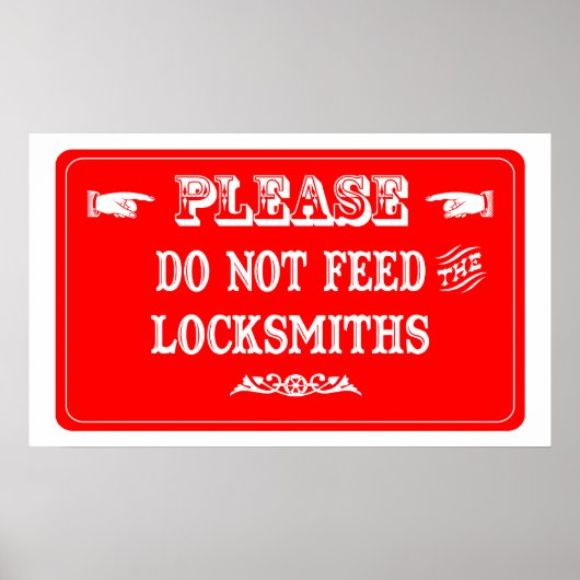 Dien de sloten niet aan poster (Voorkant)