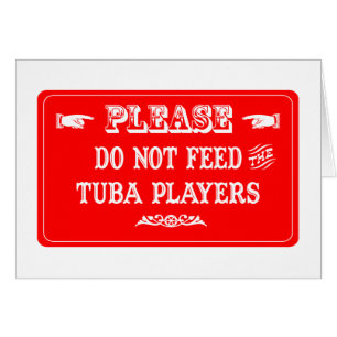 Dien de Tuba-spelers niet aan