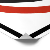 Dien de vierkant niet aan voor het snelwegteken poster (Hoek)