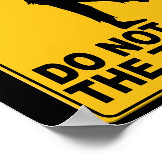 Dien de Zombiës niet Poster (Hoek)