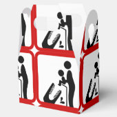 Dien geen Baby aan de Krokodildierentuin. Bedankdoosjes (Geopend)