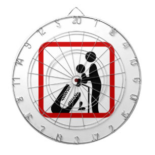 Dien geen Baby aan de Krokodildierentuin. Dartbord