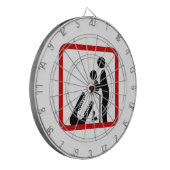 Dien geen Baby aan de Krokodildierentuin. Dartbord (Voorkant Links)