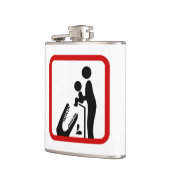 Dien geen Baby aan de Krokodildierentuin. Heupfles (Links)