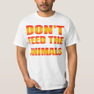 Dien het Shirt van de dieren niet aan