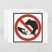 Dien het teken van de Beer niet aan Briefkaart (Voorkant / Achterkant)