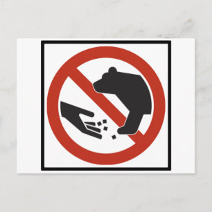 Dien het teken van de Beer niet aan Briefkaart