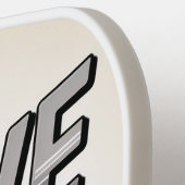 Dien Met Geloof Christelijk Pickleball Paddle (Links Detail)