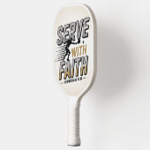 Dien Met Geloof Christelijk Pickleball Paddle (Links)