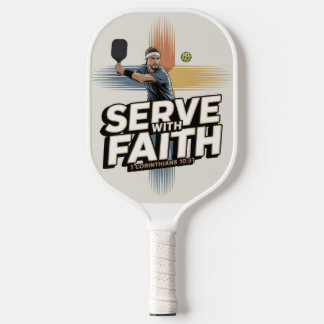 Dien Met Geloof Christelijk Pickleball Paddle