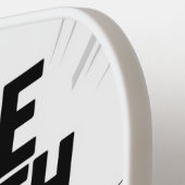Dien Met Geloof Christelijke Pickleball Paddle (Links Detail)