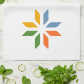 Dienaar van God keukenhanddoek (Gevouwen)