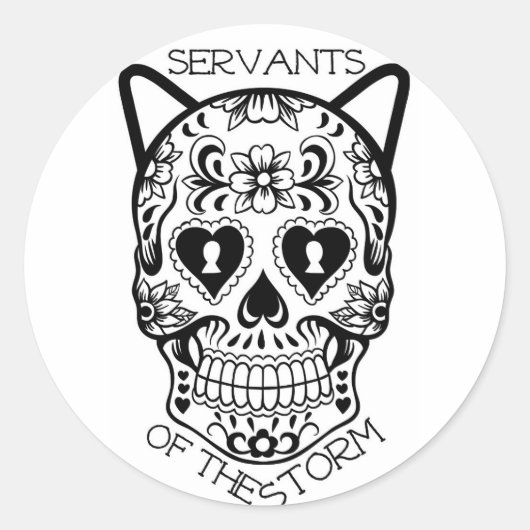 Dienaren van de Storm sticker (Voorkant)