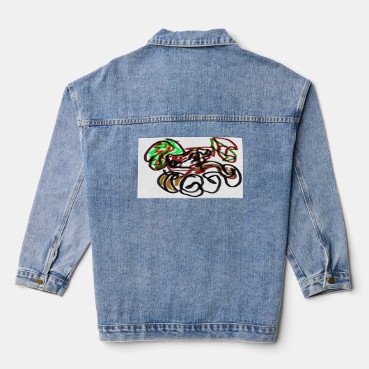 dienblad denim jacket (Achterkant)