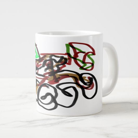 dienblad grote koffiekop (Voorkant rechts)