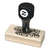 dienblad rubberstempel (Stempel)