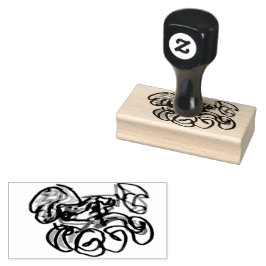 dienblad rubberstempel