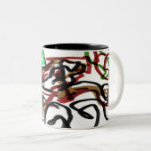 dienblad tweekleurige koffiemok (Voorkant rechts)