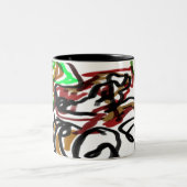 dienblad tweekleurige koffiemok (Center)