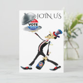 Dienen Verkiezing 2024 Kaart (Staand voorkant)