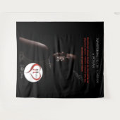 Dienende Tapisserie Wandkleed (Voorkant (horizontaal))