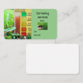 dienst Bodemonderzoek Visitekaartje (Voorkant / Achterkant)